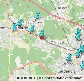 Mappa Via Venezia, 21011 Casorate Sempione VA, Italia (2.815)