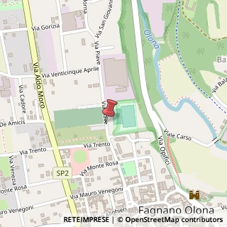 Mappa Via piave 43, 21054 Fagnano Olona, Varese (Lombardia)