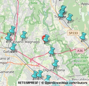 Mappa Via Piave, 21054 Fagnano Olona VA, Italia (6.09)