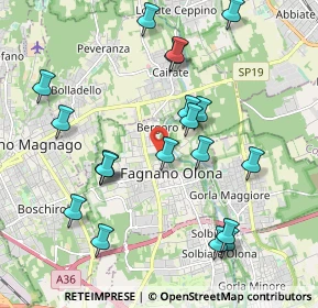 Mappa Via Piave, 21054 Fagnano Olona VA, Italia (2.081)
