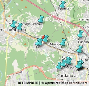 Mappa SS33, 21011 Casorate Sempione VA, Italia (2.658)