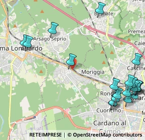 Mappa SS33, 21011 Casorate Sempione VA, Italia (2.9675)