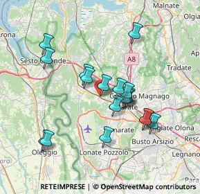 Mappa SS33, 21011 Casorate Sempione VA, Italia (6.50944)