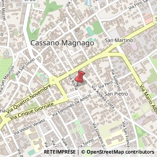 Mappa Via Roma, 9, 21012 Cassano Magnago, Varese (Lombardia)
