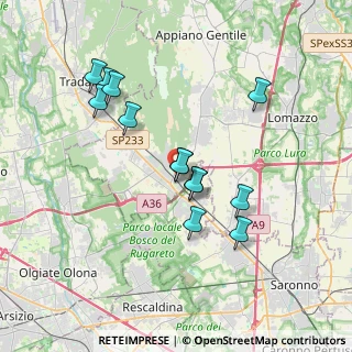 Mappa Via Caduti di Nassirya, 22076 Mozzate CO, Italia (3.34231)