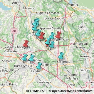 Mappa Via Caduti di Nassirya, 22076 Mozzate CO, Italia (5.84)