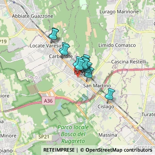Mappa Via U. Foscolo, 22076 Mozzate CO, Italia (0.97231)