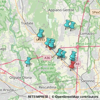 Mappa Strada Statale N., 22076 Mozzate CO, Italia (2.88071)