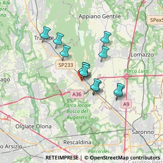 Mappa Strada Statale N., 22076 Mozzate CO, Italia (2.7325)