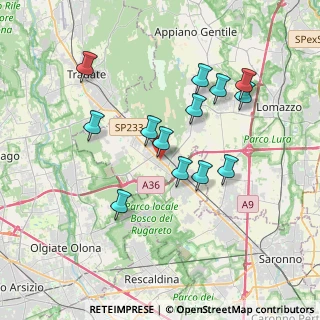 Mappa Strada Statale N., 22076 Mozzate CO, Italia (3.36308)