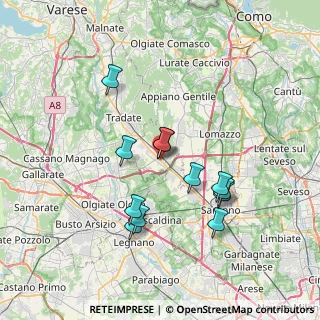 Mappa Strada Statale N., 22076 Mozzate CO, Italia (6.48417)
