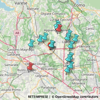 Mappa Strada Statale N., 22076 Mozzate CO, Italia (6.34)