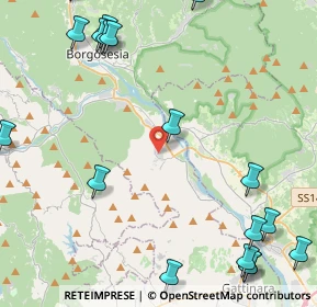 Mappa Via Mauro Barberis, 13037 Serravalle Sesia VC, Italia (6.4815)