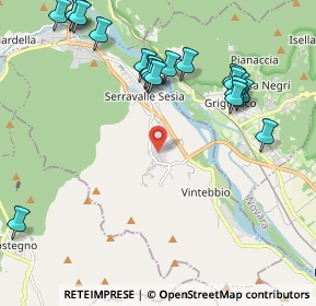 Mappa Via Mauro Barberis, 13037 Serravalle Sesia VC, Italia (2.4095)