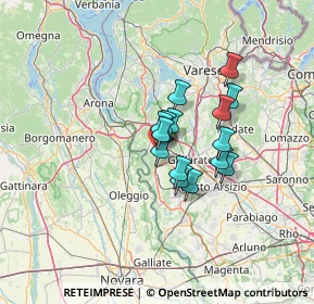 Mappa Via Gen. C. A. dalla Chiesa, 21019 Somma Lombardo VA, Italia (8.742)