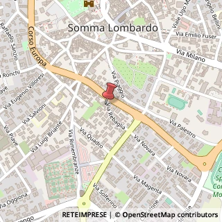 Mappa Via Rebaglia, 2, 21019 Somma Lombardo, Varese (Lombardia)