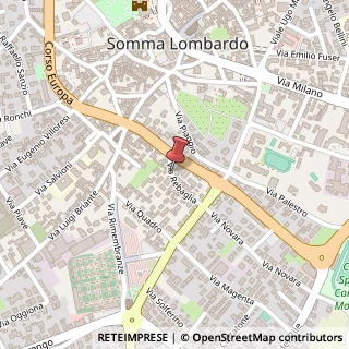 Mappa Via Rebaglia, 1, 21019 Somma Lombardo VA, Italia, 21019 Somma Lombardo, Varese (Lombardia)