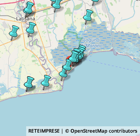 Mappa 33054 Lignano Sabbiadoro UD, Italia (7.5215)