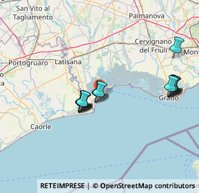 Mappa 33054 Lignano Sabbiadoro UD, Italia (13.16563)