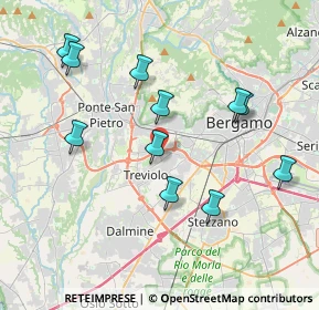 Mappa Via Carlo Alberto dalla Chiesa, 24048 Treviolo BG, Italia (3.87182)