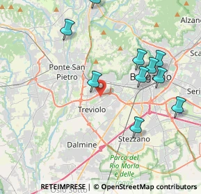 Mappa Via Carlo Alberto dalla Chiesa, 24048 Treviolo BG, Italia (5.555)