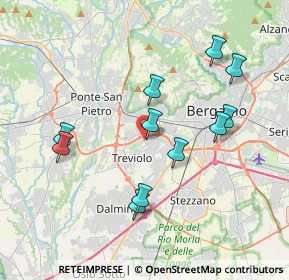 Mappa Via Carlo Alberto dalla Chiesa, 24048 Treviolo BG, Italia (3.68)