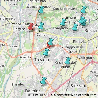 Mappa Via Carlo Alberto dalla Chiesa, 24048 Treviolo BG, Italia (2.39308)