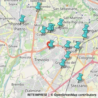 Mappa Via Carlo Alberto dalla Chiesa, 24048 Treviolo BG, Italia (2.19857)