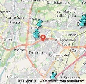 Mappa Via Carlo Alberto dalla Chiesa, 24048 Treviolo BG, Italia (3.219)