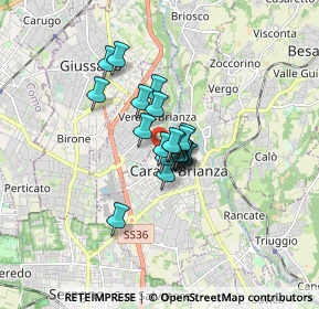 Mappa Via Goffredo Mameli, 20841 Carate Brianza MB, Italia (0.905)
