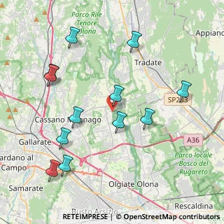 Mappa Piazza di San Giovanni, 21054 Fagnano Olona VA, Italia (4.4)