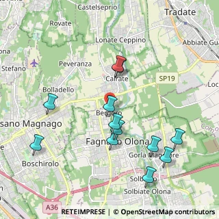 Mappa Piazza di San Giovanni, 21054 Fagnano Olona VA, Italia (2.04417)