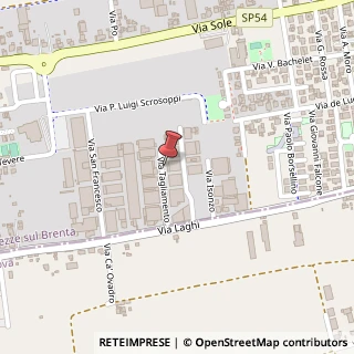 Mappa Via Tagliamento, 11, 36056 Tezze sul Brenta, Vicenza (Veneto)