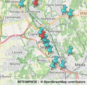 Mappa Via Monte Bianco, 20823 Lentate sul Seveso MB, Italia (1.98385)
