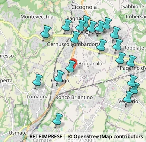 Mappa Via XXV Aprile, 23875 Osnago LC, Italia (2.2475)