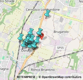 Mappa Via XXV Aprile, 23875 Osnago LC, Italia (0.6745)