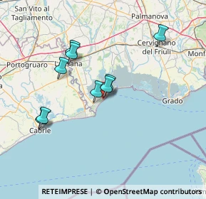 Mappa Via Tirolo, 33054 Lignano Sabbiadoro UD, Italia (20.59385)