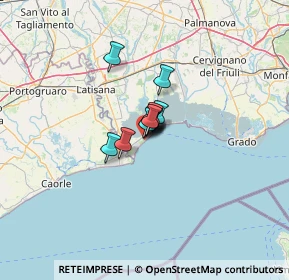 Mappa Via Tirolo, 33054 Lignano Sabbiadoro UD, Italia (4.45636)