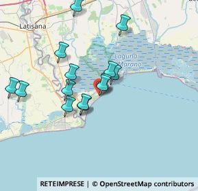 Mappa Via Tirolo, 33054 Lignano Sabbiadoro UD, Italia (6.30143)