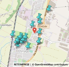 Mappa Via Bellini, 23875 Osnago LC, Italia (0.45)