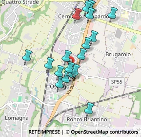 Mappa Via Bellini, 23875 Osnago LC, Italia (0.909)