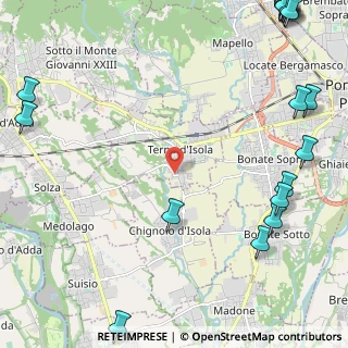 Mappa Via Torre, 24030 Terno D'isola BG, Italia (3.788)