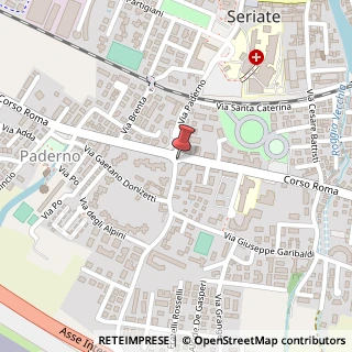 Mappa Corso Roma, 35, 24068 Seriate, Bergamo (Lombardia)