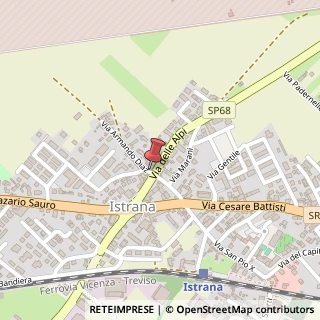 Mappa Via Armando Diaz, 6, 31036 Istrana, Treviso (Veneto)