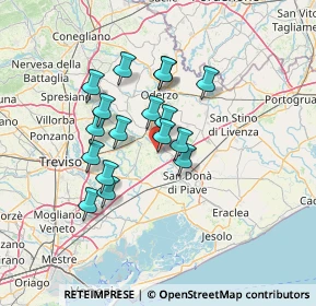 Mappa Via Don Carlo Giacomin, 31050 Zenson di Piave TV, Italia (10.87059)