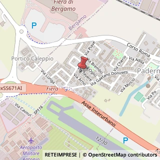 Mappa Via Tevere, 17, 24068 Seriate, Bergamo (Lombardia)