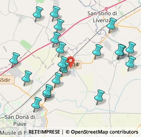 Mappa Via delle Industrie, 30022 Ceggia VE, Italia (4.4865)