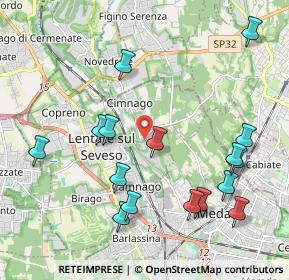 Mappa Via Giovanni Cimabue, 20823 Lentate sul Seveso MB, Italia (2.28)