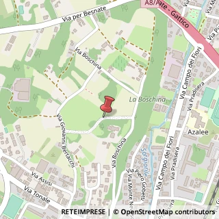 Mappa Via Boschina, 2, 21013 Gallarate, Varese (Lombardia)