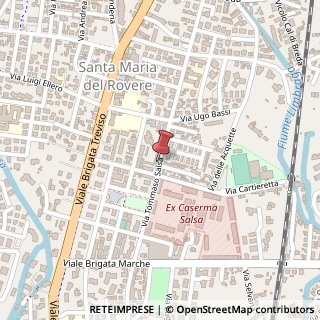 Mappa Via Tommaso Salsa, 25, 31100 Treviso, Treviso (Veneto)